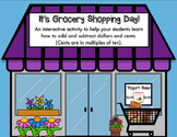 It's Grocery Shopping Day! Adding and Subtracting Money Part 2