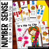 Number Recognition: Numbers to 20 It's Hip to Clip