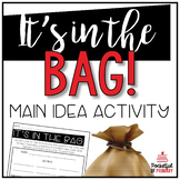 It's In The Bag | Main Idea Activity FREEBIE