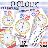 It's O'clock Flashcards Time Reading and Crafting for Kind