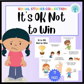 Preview of It's OK Not To Win Social Story