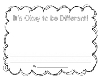 Preview of It's OK To BE Different