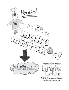 Preview of It's OK to Make Mistakes!