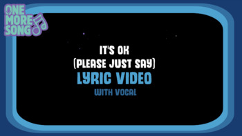 Preview of It's Ok Sign & Lyric Video with Vocal