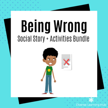 Preview of It's Okay to Be Wrong Social Story + Activities for Special Education