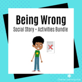 It's Okay to Be Wrong Social Story + Activities for Specia