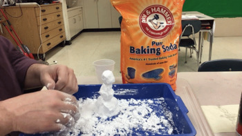 Preview of It's Raining, It's Pouring Gif - Baking Soda Shaving Cream Snowman Experiment
