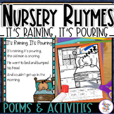 It's Raining, It's Pouring -  Nursery Rhyme Poem Poster an