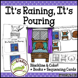 It's Raining, It's Pouring Rhyme: Books & Sequencing Cards