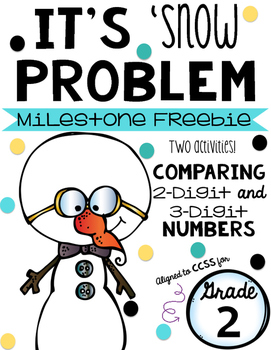 Preview of It's 'Snow Problem:  Comparing Numbers FREEBIE