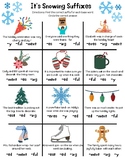 It's Snowing Suffixes Word Work