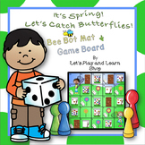 It's Spring! Let's Catch Butterflies Bee Bot Mat and Game Board
