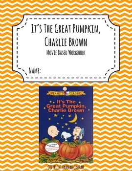 Preview of It's The Great Pumpkin, Charlie Brown Activity Book