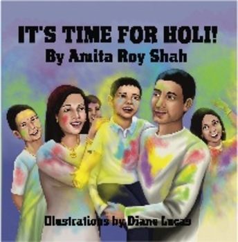Preview of It's Time for Holi! (Children's Book)