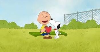 Preview of It's Valentine's Day, Charlie Brown! Reader's Theatre Script -With Rubric