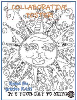 Preview of Collaborative posters, bulletin boards, art, fun stuff, printables