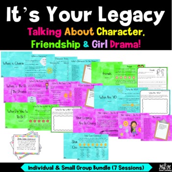 Preview of It's Your Legacy - 7 Session Small Group / Character / Girl Drama & Friends