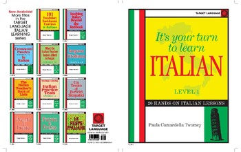Preview of It's Your Turn to Learn Italian-20 Hands-on Italian Lessons, Level 1