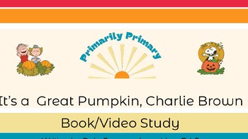 Preview of It's a Great Pumpkin, Charlie Brown Peanuts Halloween Book Study
