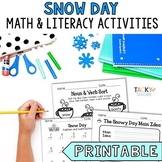 It's a Snow Day! Math & Literacy Pack | 2-Digit Addition, 