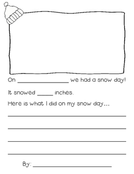 It's a Snow Day! Math and Literacy Mini Pack by Greta Lewis | TpT