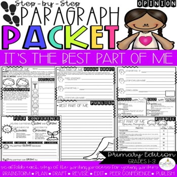 Preview of It's the Best Part of Me | Step by Step Paragraph Packet | Opinion Writing