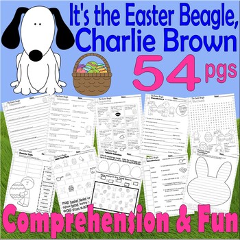 Preview of It's the Easter Beagle, Charlie Brown TV Read Aloud Book Companion Comprehension
