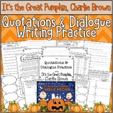 It's the Great Pumpkin, Charlie Brown* Dialogue Practice a