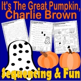 It's the Great Pumpkin Charlie Brown Halloween Word Search
