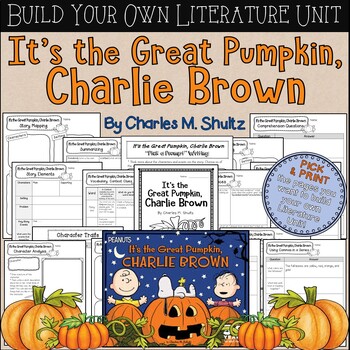 Preview of It's the Great Pumpkin, Charlie Brown -Literature Unit * Google Slide and PDF