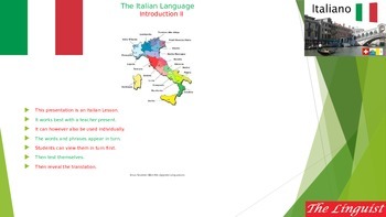 Preview of Italian 2 - Novice - Introduction II