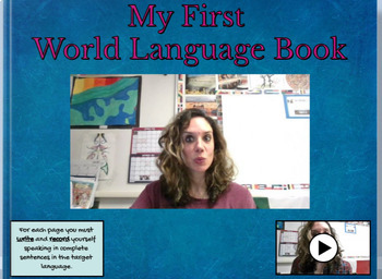 Preview of Italian 7 "My First World Language Book"