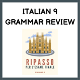 Italian 9 Grammar Review **