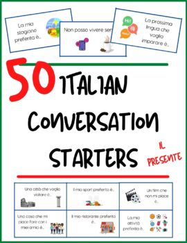 Beginner Italian – 128 Conversation Cards! by The Foreign Lab