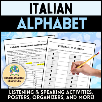 Preview of Italian Alphabet - L'alfabeto in italiano