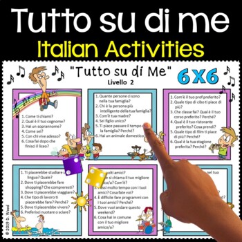 Preview of Italian Back to School | Tutto su di me