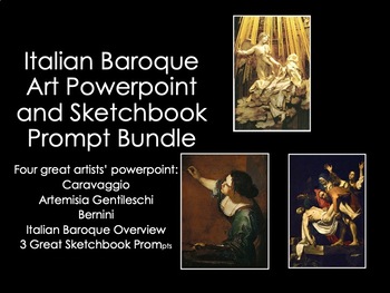 Preview of Italian Baroque Powerpoint Bundle