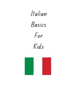 Preview of Italian Basics for Students