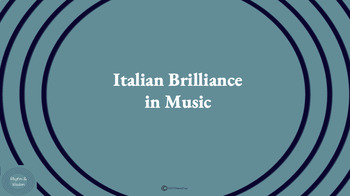 Preview of Italian Brilliance in Music Set 2