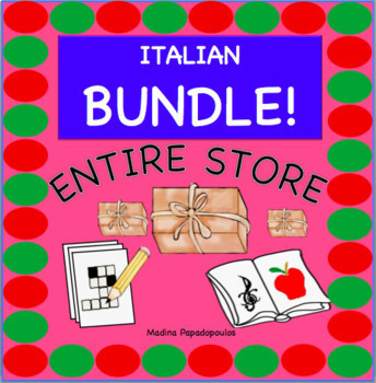 Preview of Italian Bundle ENTIRE CURRICULUM