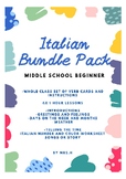 Italian Bundle Pack - Middle school