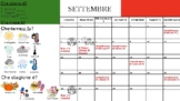 Italian Calendar Template