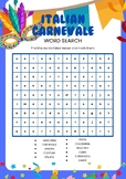 Italian Carnevale Find a word/ create your own
