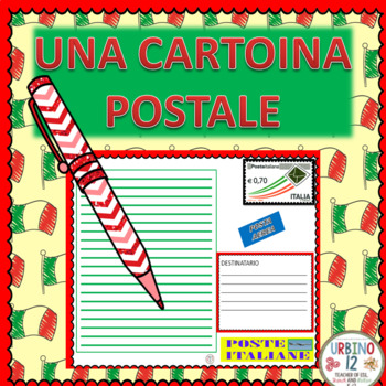 Preview of Italian:  Una Cartolina Postale