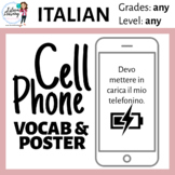 Italian Cell Phone Vocab & Poster