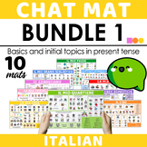 Italian Chat Mat Bundle 1 - Basics and Initial Topics in I