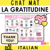 Italian Chat Mat - Gratitudine - Give Thanks - Thanksgivin