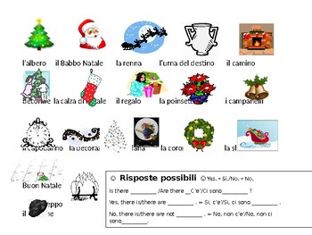 Preview of Italian Christmas Activities