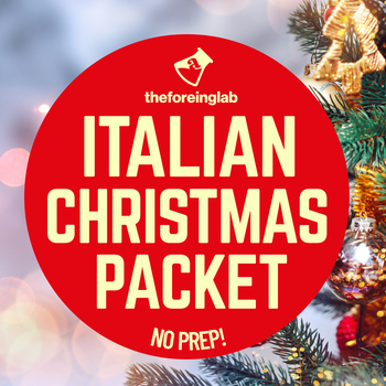 Preview of Italian Christmas – Natale | Worksheets, Flashcards, Handout