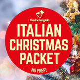Italian Christmas – Natale | Worksheets, Flashcards, Handout